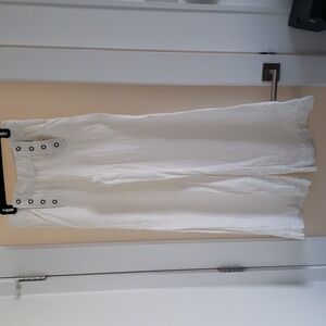 White Linen Trousers